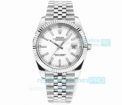 DD Factory Swiss Rolex Datejust 2 Cal.3235 Fluted Bezel White Dial 41mm Watch